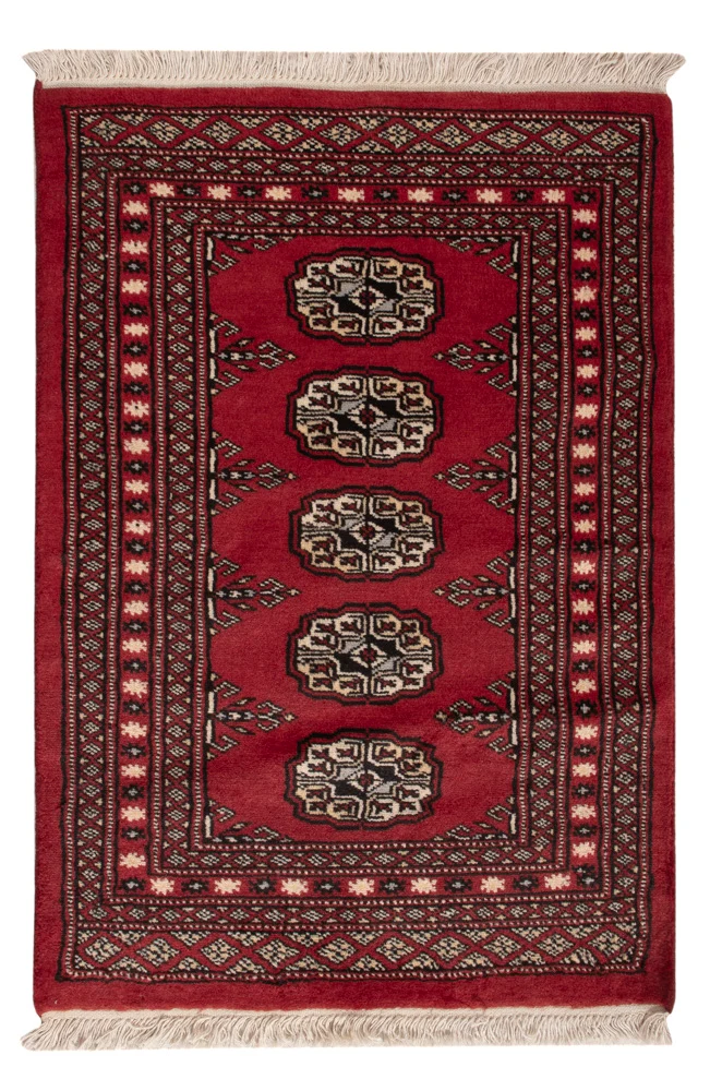 Pakistan Teppich 61x93cm - Orientteppich - rot