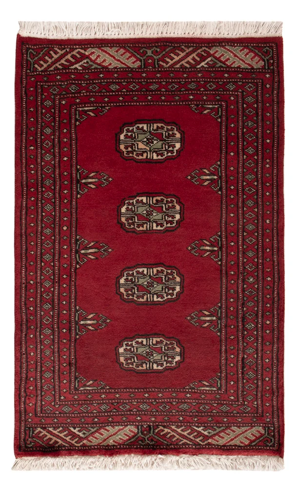 Pakistan Teppich 62x92cm - Orientteppich - rot