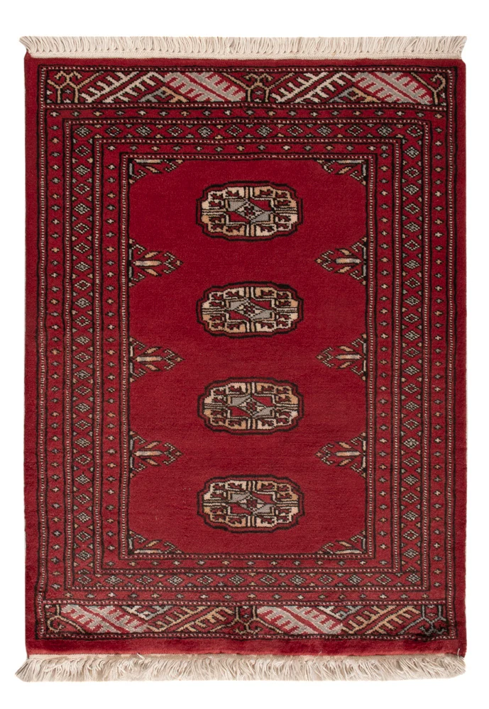 Pakistan Teppich 64x87cm - Orientteppich - rot