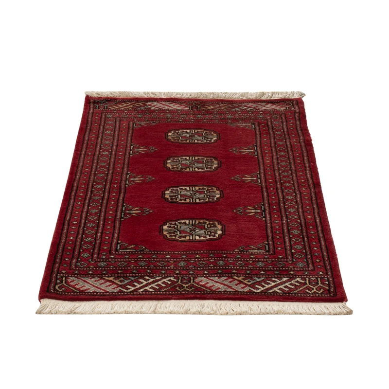 Pakistan Teppich 64x87cm - Orientteppich - rot