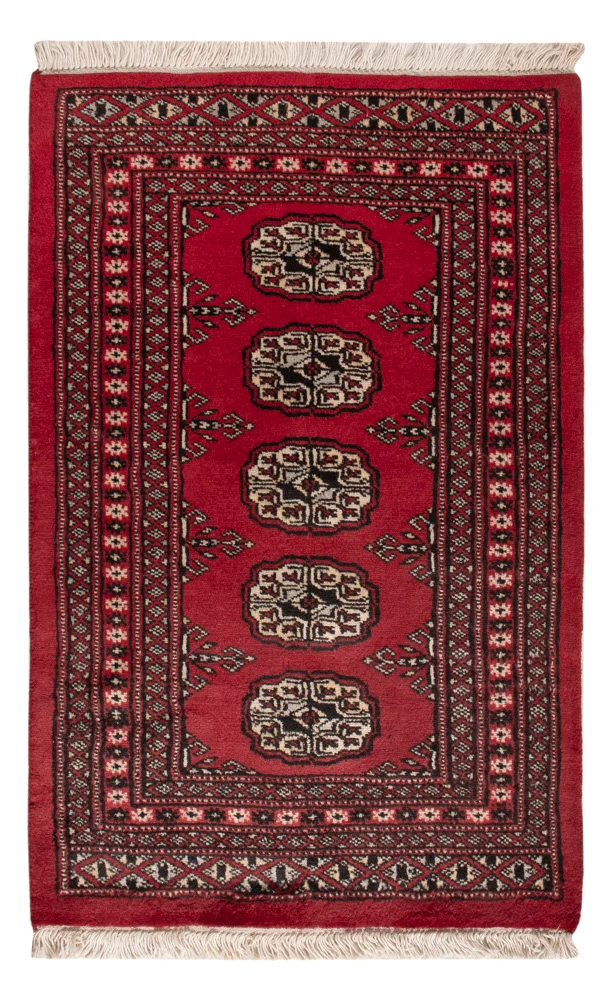 Pakistan Teppich 62x95cm - Orientteppich - rot