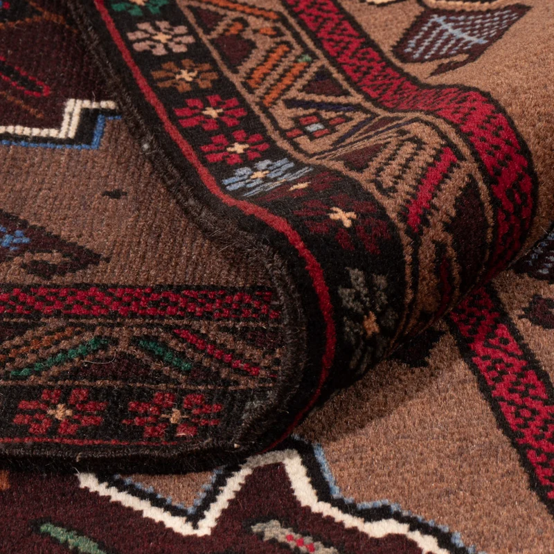 Belutsch Teppich - 90 x 140 cm - mehrfarbig