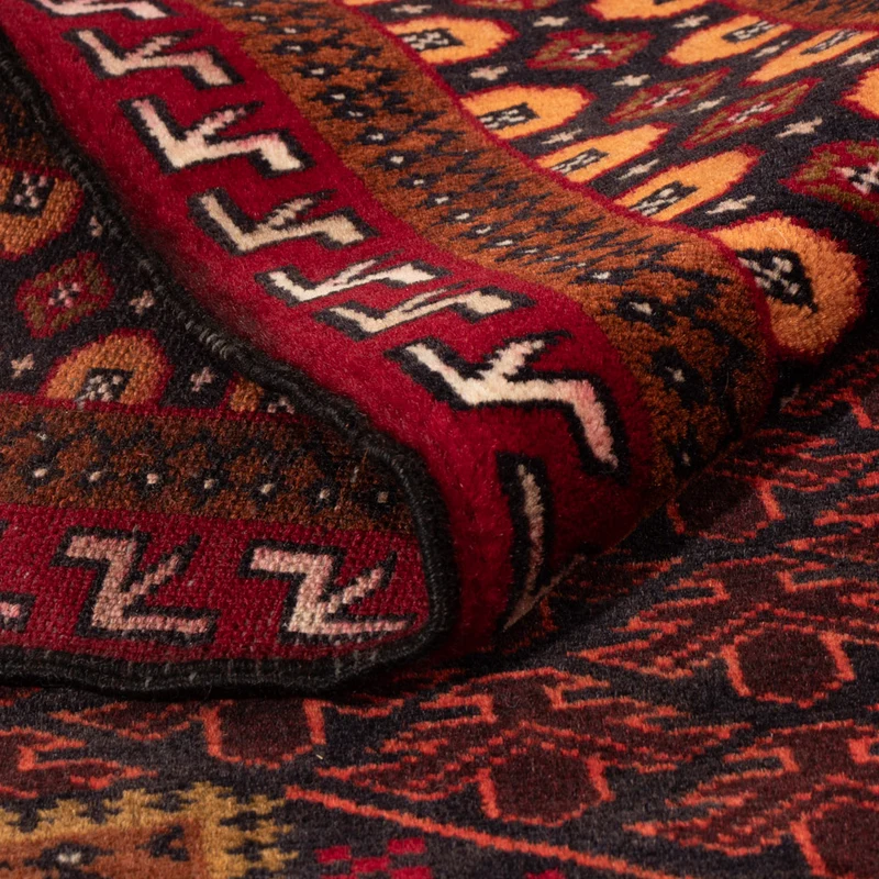 Belutsch Teppich - 96 x 140 cm - rot