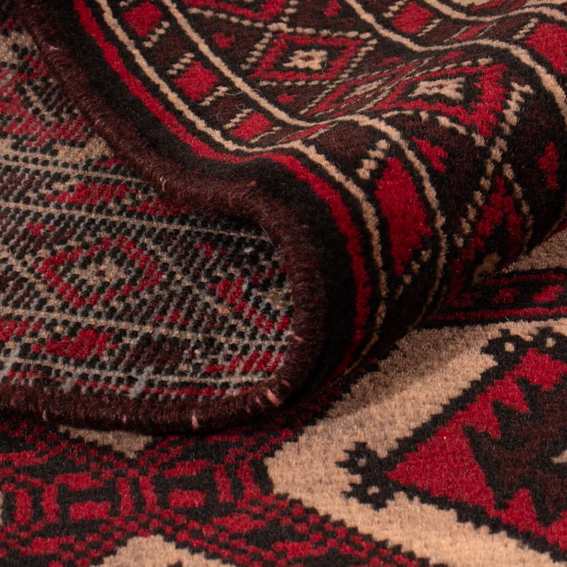 Belutsch Teppich - 95 x 148 cm - rot
