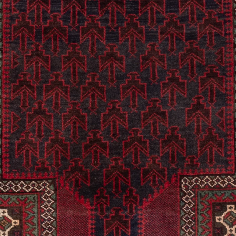 Belutsch Teppich - 88 x 152 cm - rot