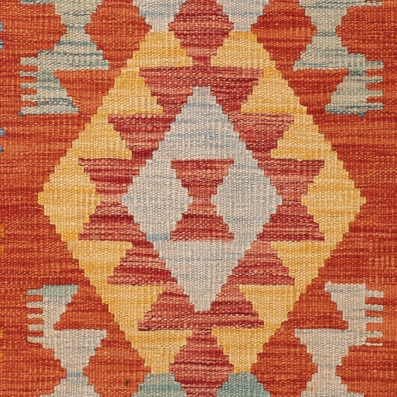 Kelim Teppich - Splash - 101 x 157 cm - bunt