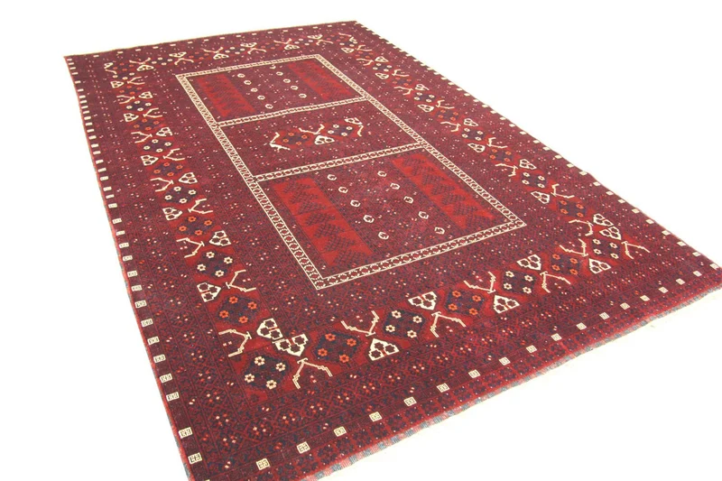 Afghan Teppich 163 x 246 cm - rot