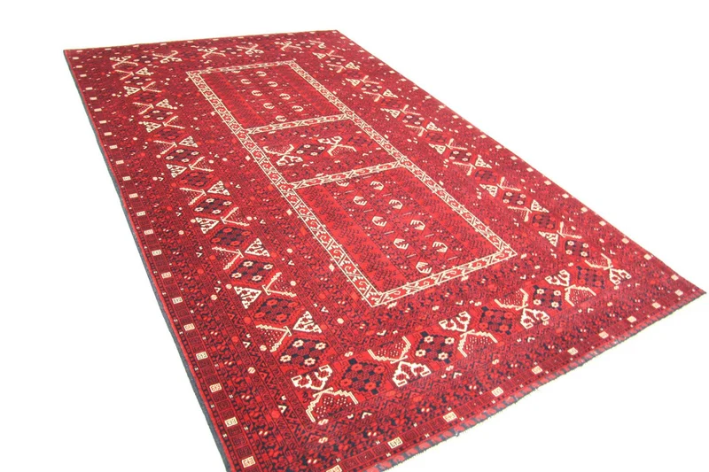 Afghan Teppich 166 x 252 cm - rot