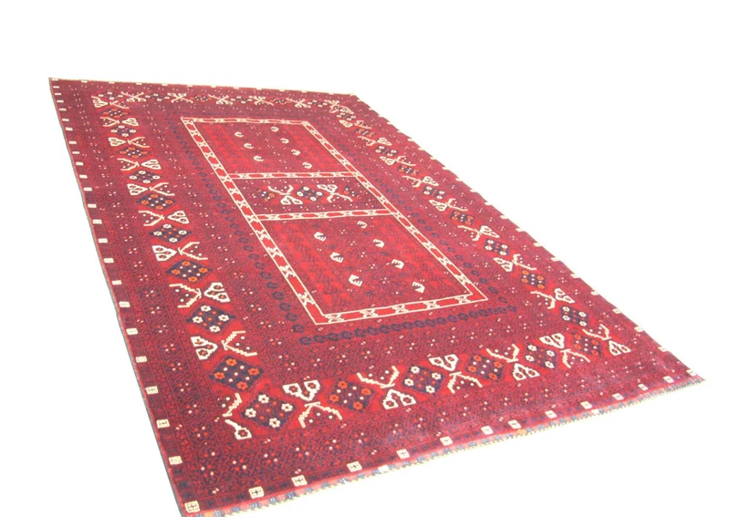 Afghan Teppich 177 x 230 cm - rot