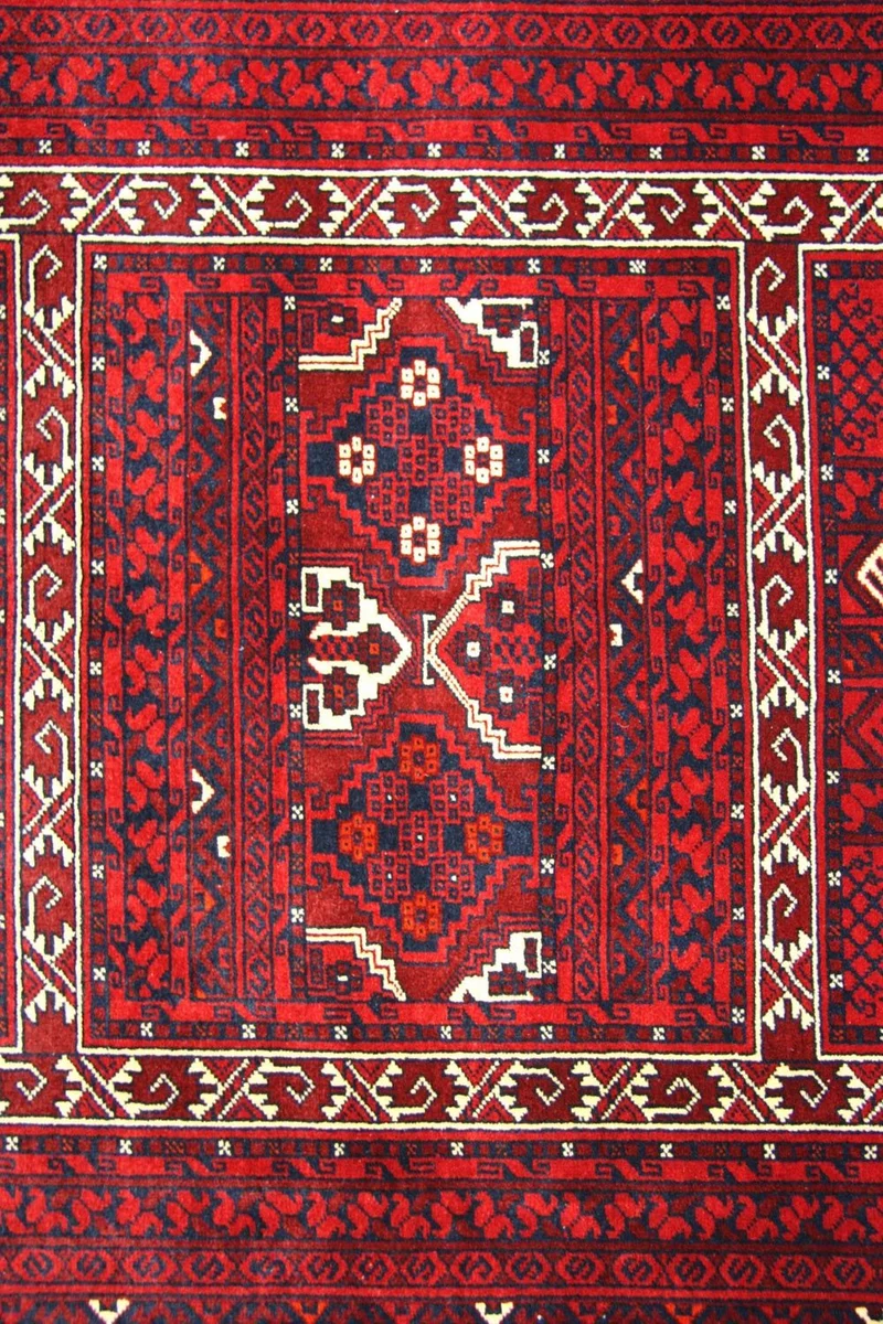 Afghan Teppich 168 x 256 cm - rot