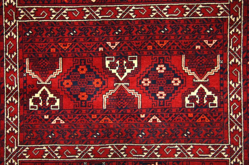 Afghan Teppich 166 x 250 cm - rot