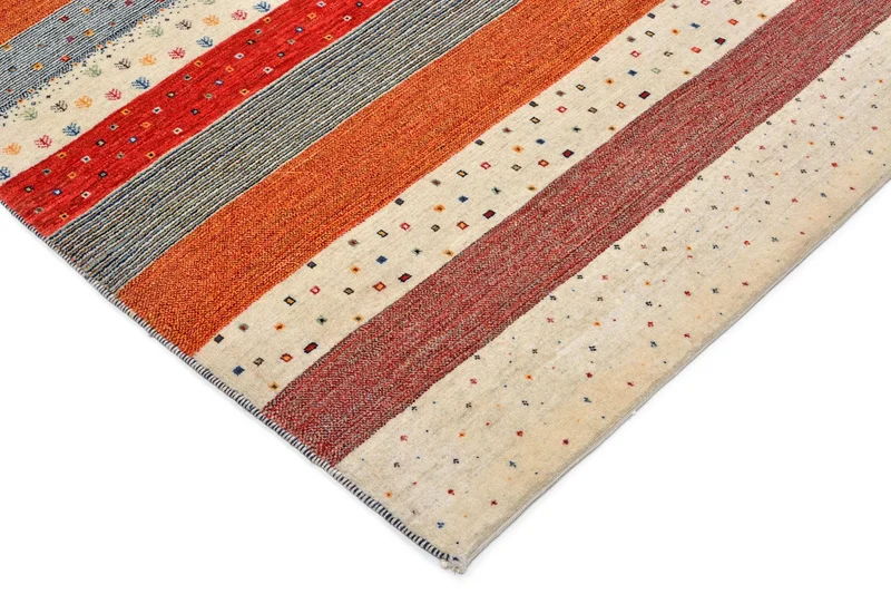 Gabbeh Teppich - Loribaft Perser 160 x 213 cm - mehrfarbig