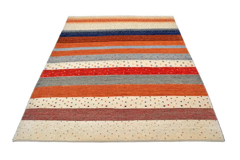 Gabbeh Teppich - Loribaft Perser 160 x 213 cm - mehrfarbig