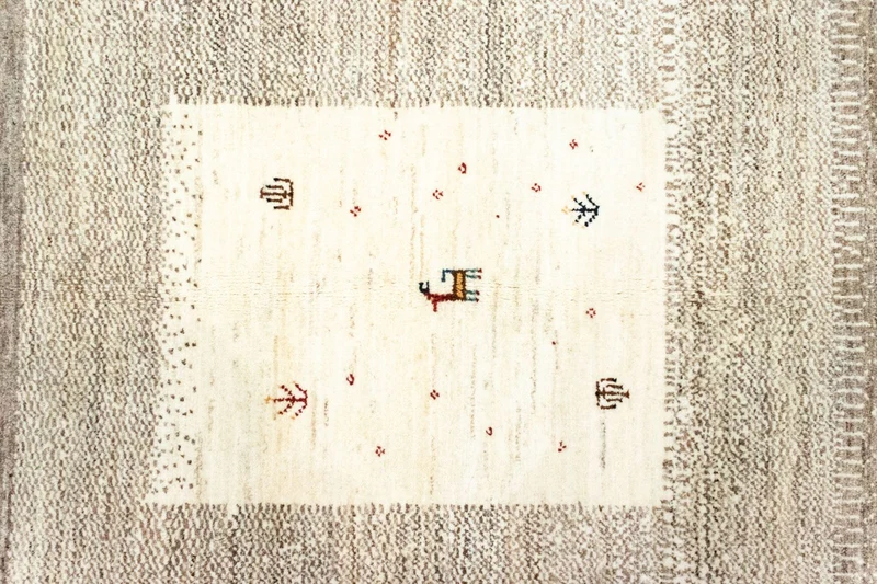 Gabbeh Teppich - Loribaft Perser 162 x 248 cm - beige
