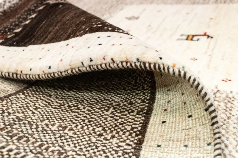 Gabbeh Teppich - Loribaft Perser 162 x 248 cm - beige