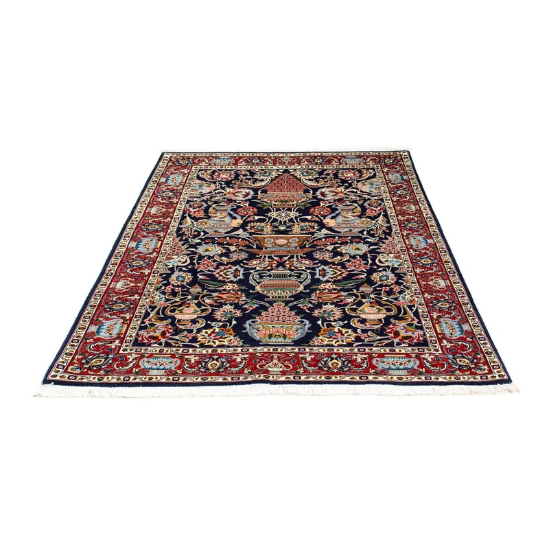 Perserteppich - Ghom 135 x 188 cm - dunkelblau