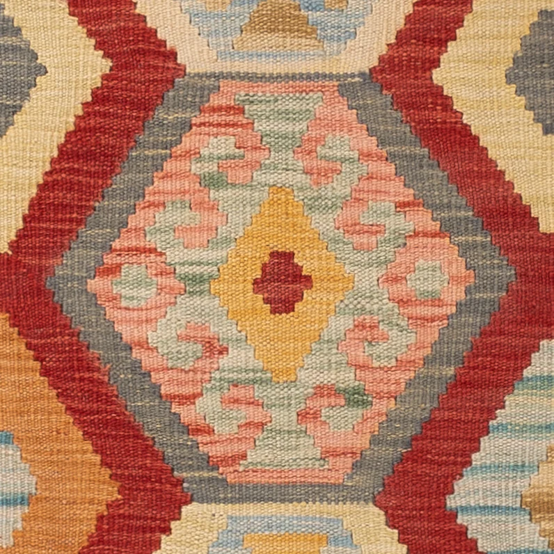 Kelim Maimene Teppich 100x148cm - bunt