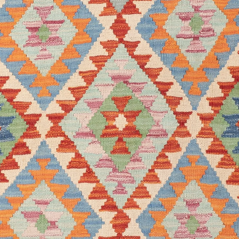 Kelim Maimene Teppich 99x147cm - bunt