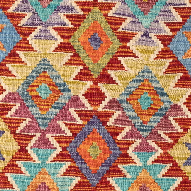 Kelim Maimene Teppich 99x150cm - bunt