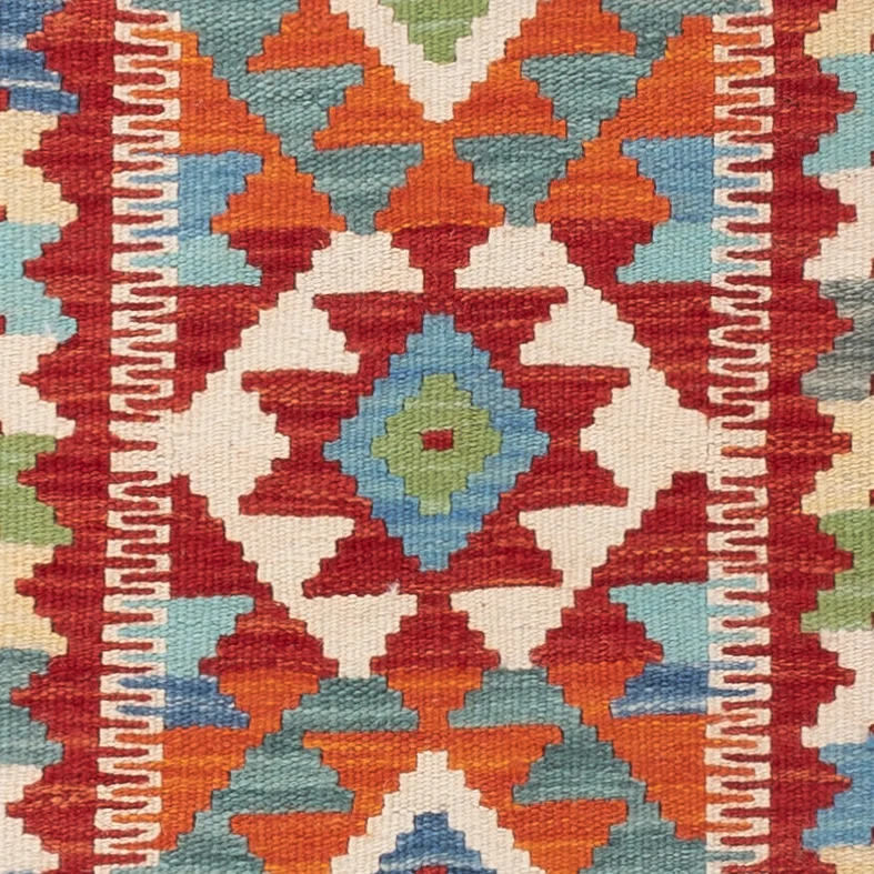 Kelim Maimene Teppich 99x145cm - bunt