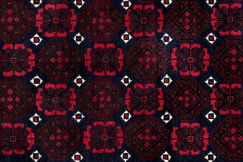 Belutch · Handgeknüpft – Blau, 191x105 cm
