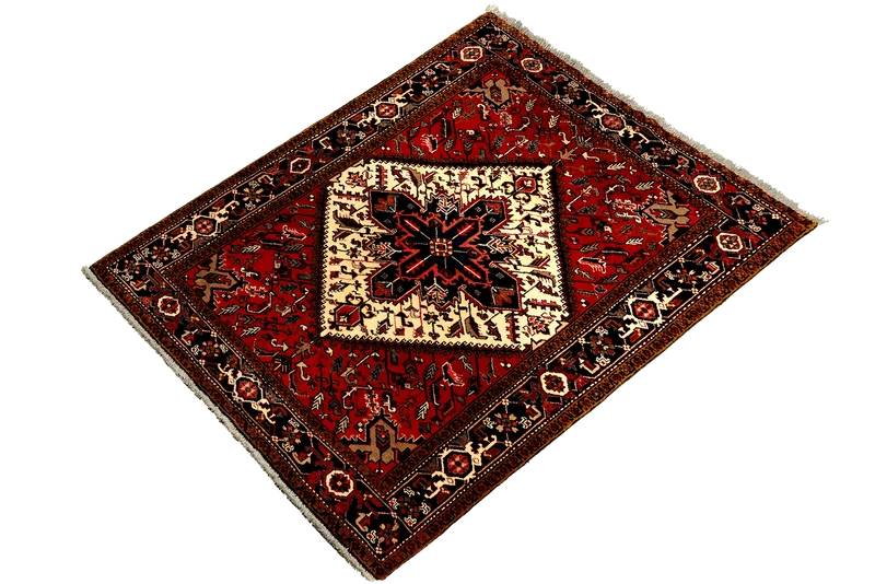 Mehrewan · Handgeknüpft – Rot, 198x155 cm