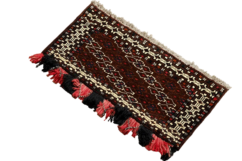 Turkman · Handgeknüpft – Bunt, 33x70 cm