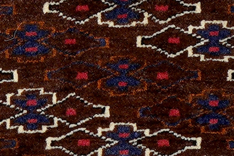 Turkman · Handgeknüpft – Bunt, 33x70 cm