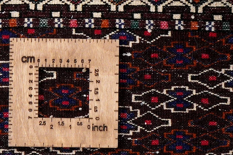 Turkman · Handgeknüpft – Bunt, 33x70 cm