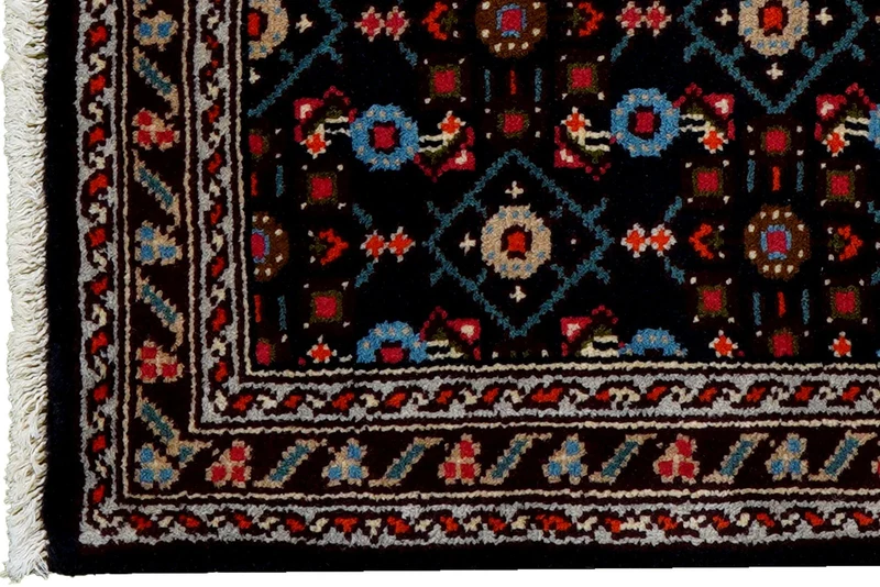 Hamadan · Handgeknüpft – Blau, 92x60 cm