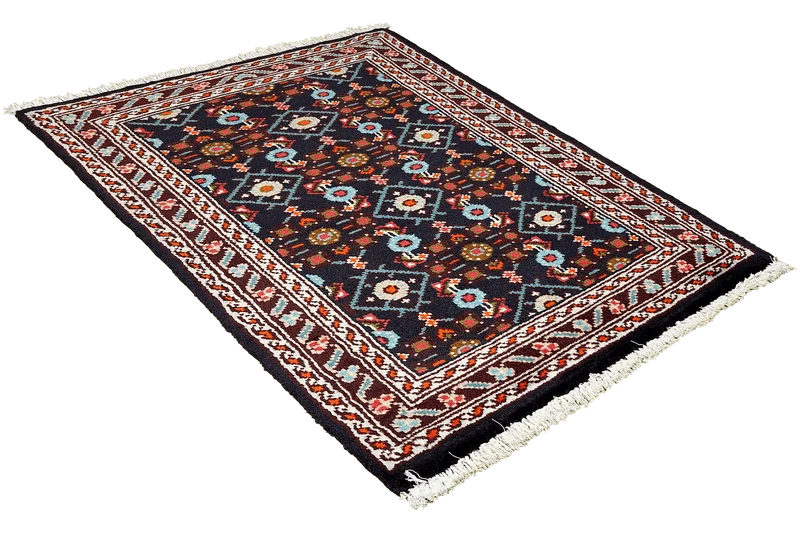 Hamadan · Handgeknüpft – Blau, 92x60 cm