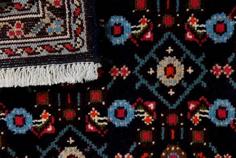 Hamadan · Handgeknüpft – Blau, 92x60 cm
