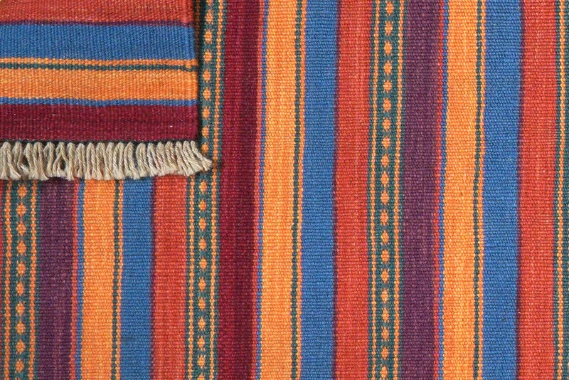Kelim Gashgai · Handgewebt – Bunt, 198x60 cm