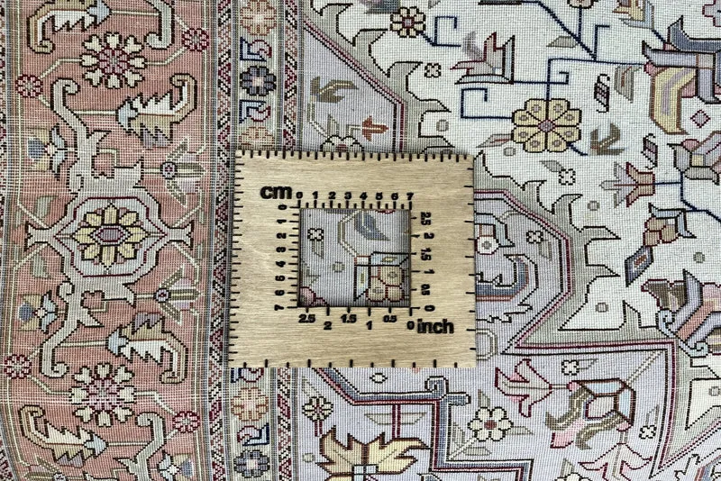 Tabriz 50 Raj · Handgeknüpft – Orange, 203x153 cm