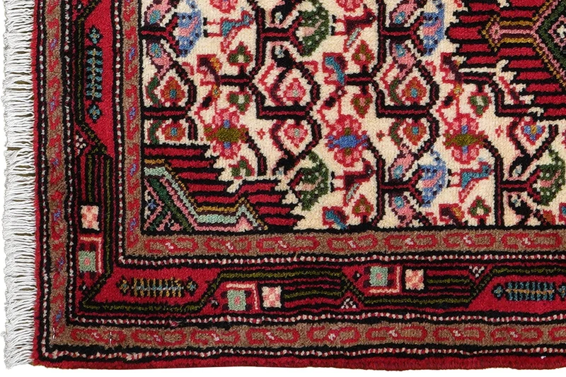 Assadabad · Handgeknüpft – Beige, 96x60 cm