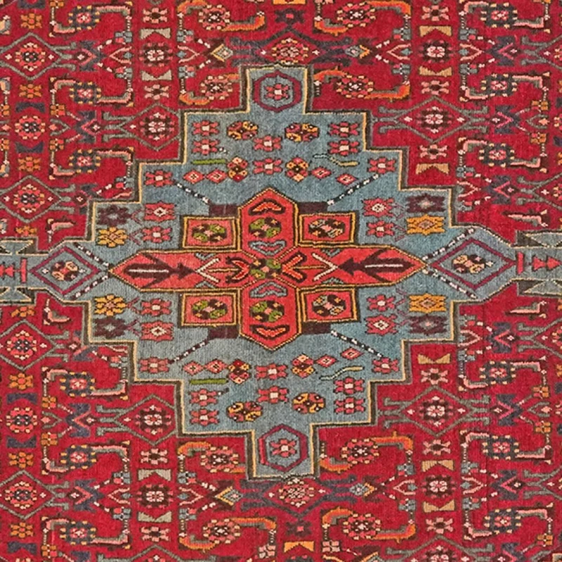 Bidjar · Handgeknüpft – Rot, 201x130 cm