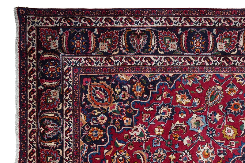 Mashad · Handgeknüpft – Rot, 286x198 cm