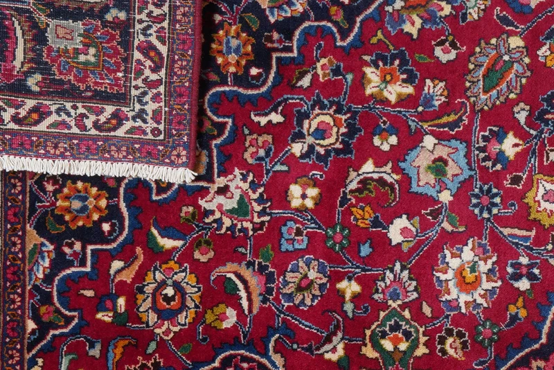 Mashad · Handgeknüpft – Rot, 286x198 cm