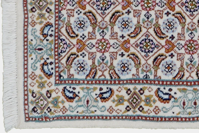 Moud Mahi · Handgeknüpft – Beige, 61x39 cm