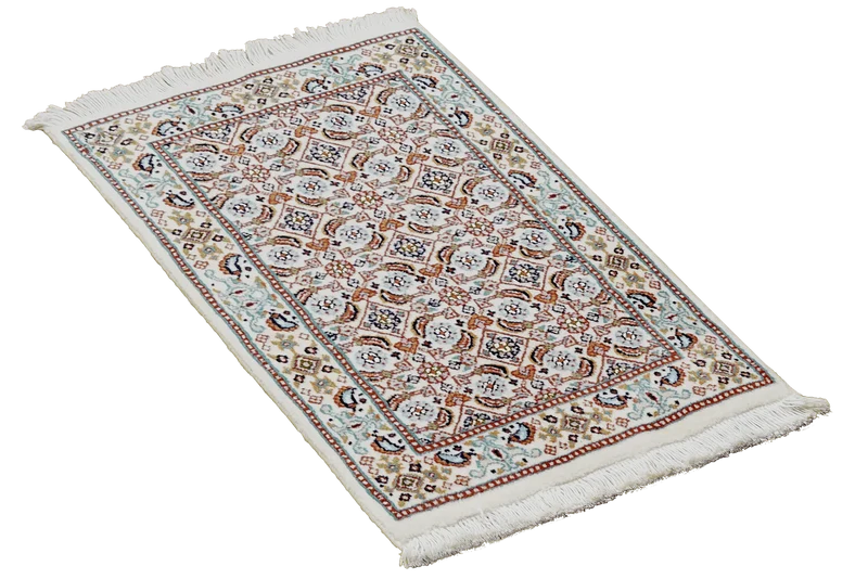 Moud Mahi · Handgeknüpft – Beige, 61x39 cm