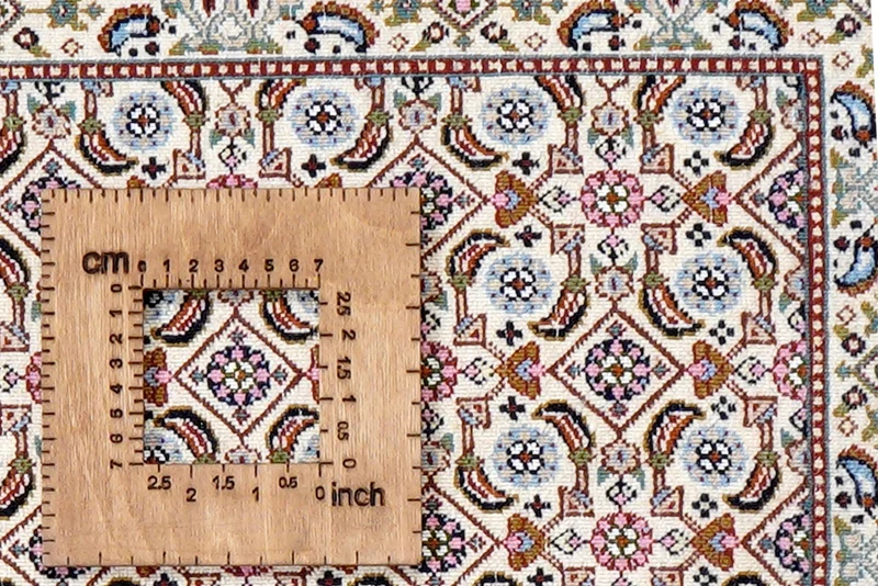 Moud Mahi · Handgeknüpft – Beige, 61x39 cm
