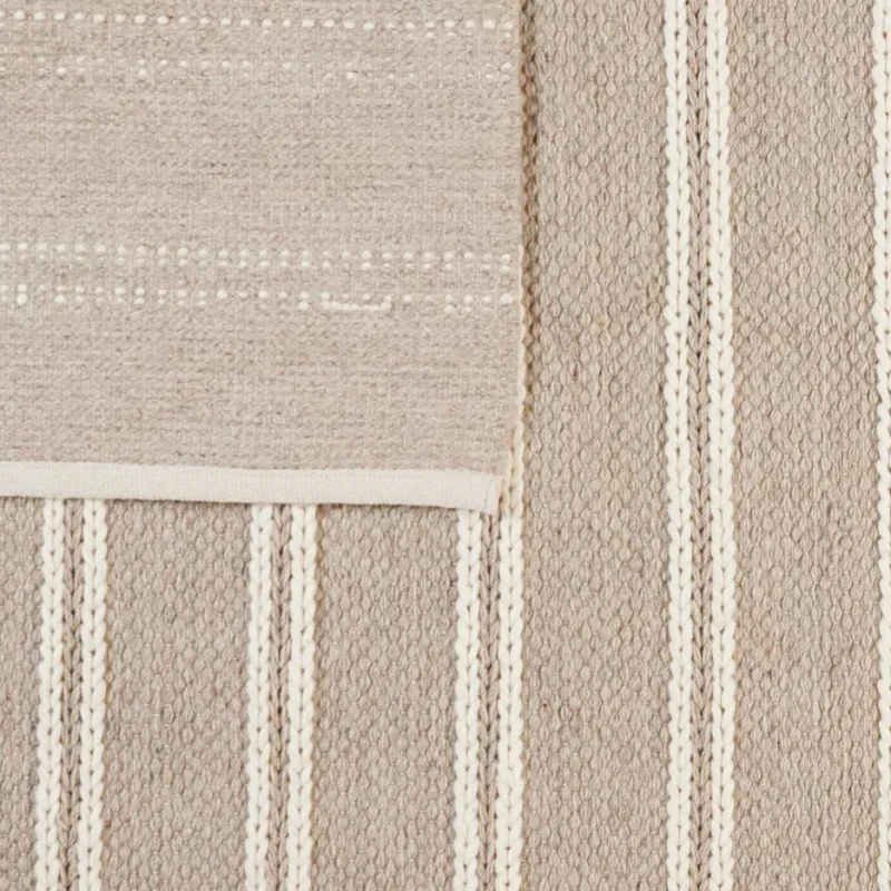 Dhurrie · Handgewebt – Braun, 120x170 cm