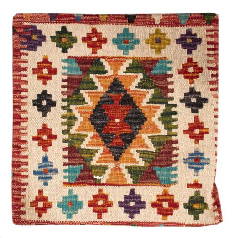 Kissen Teppich 50x50cm - mehrfarbig
