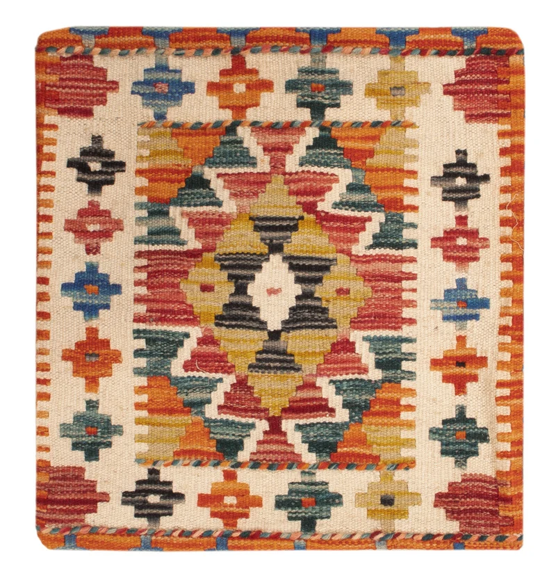 Kissen Teppich 50x50cm - mehrfarbig