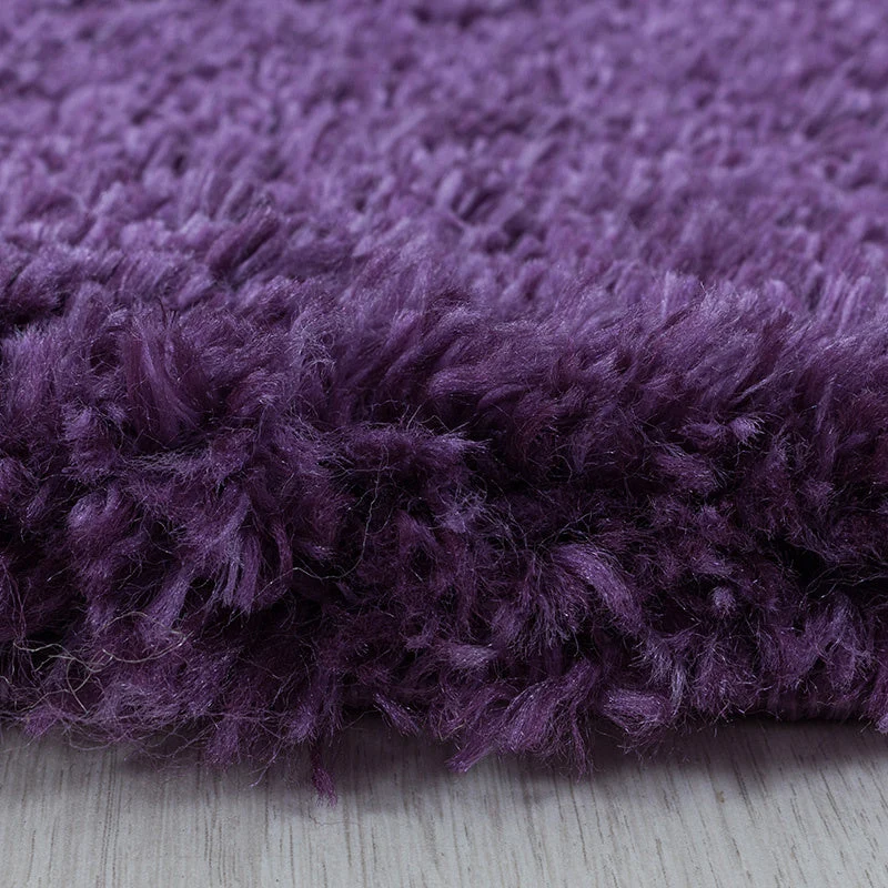 Hochflor Teppich - Fuzzy Lila