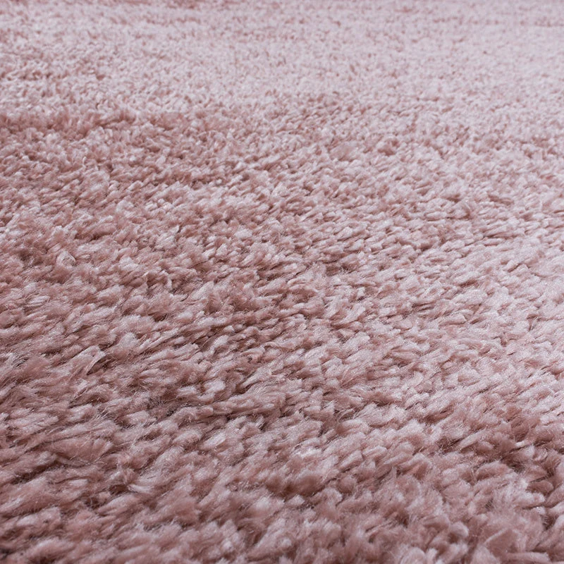 Hochflor Teppich - Fuzzy Rosa