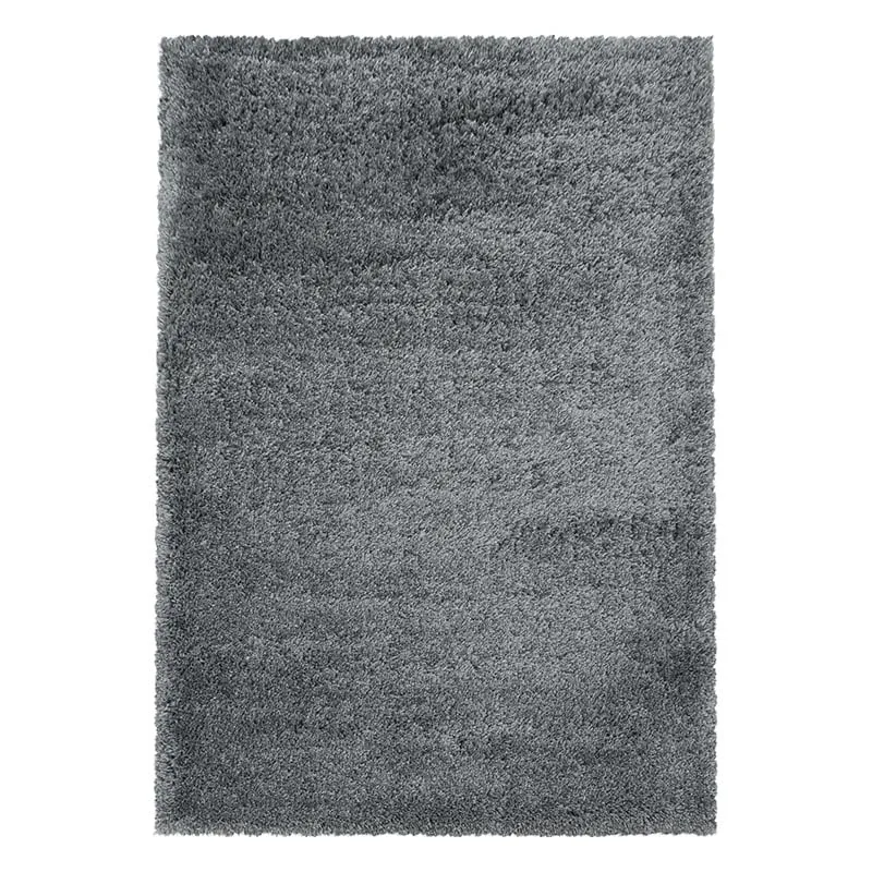 Hochflor Teppich - Fuzzy Grau