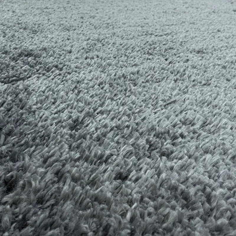 Hochflor Teppich - Fuzzy Grau
