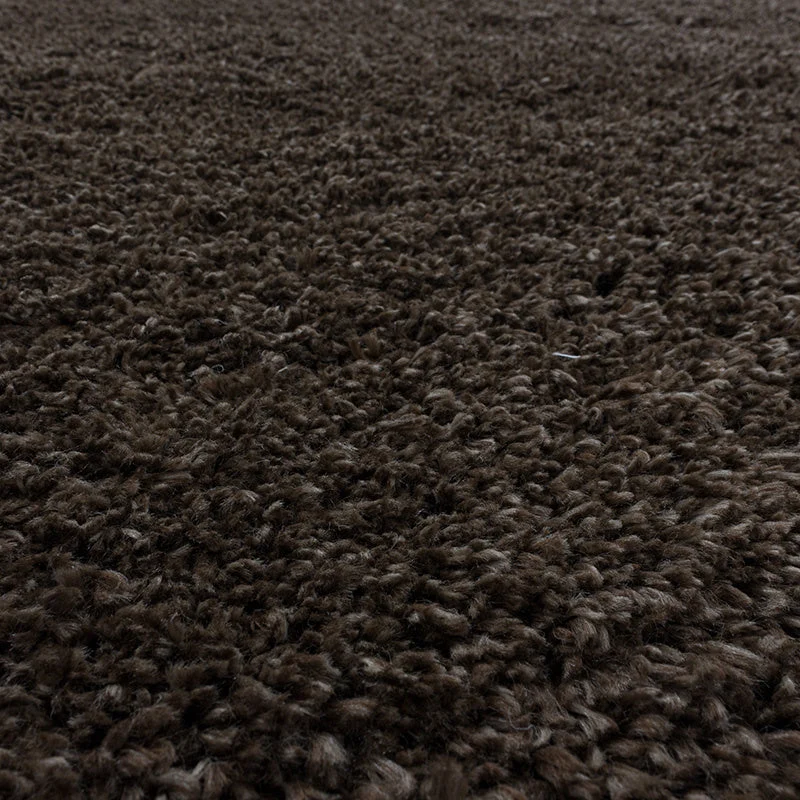 Hochflor Teppich - Fuzzy Braun