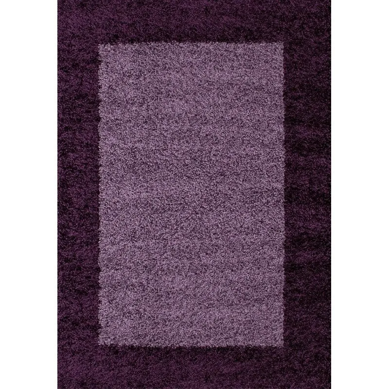 Hochflor Teppich - Edge Lila